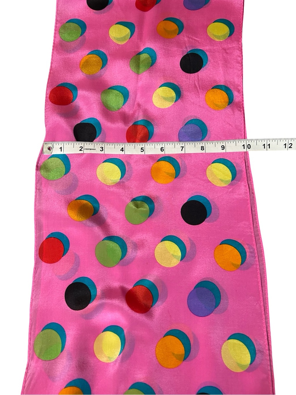 Echo 100% Silk Pink Polka Dot
Scarf Retro Colorful Oblong
Scarf - Picture 7 of 8